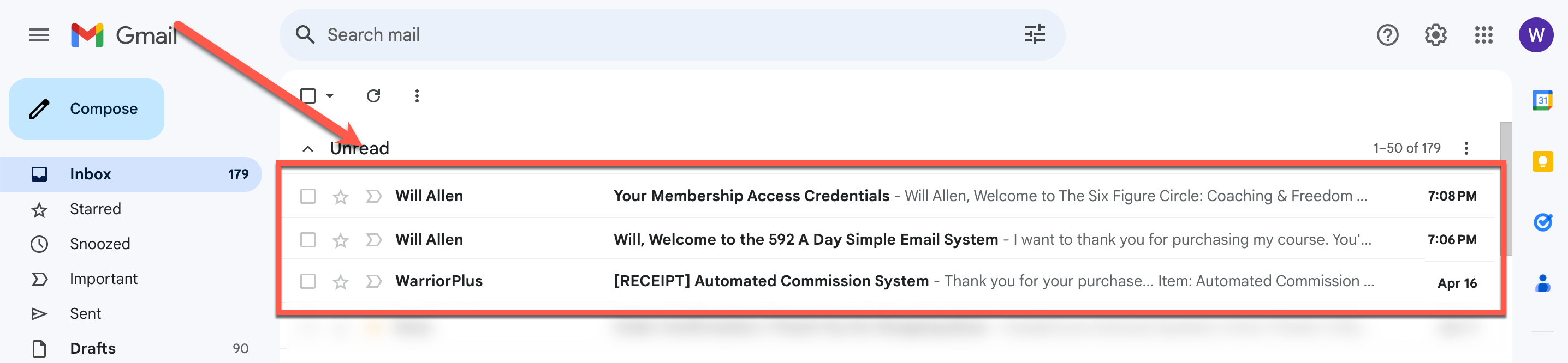 welcome emails
